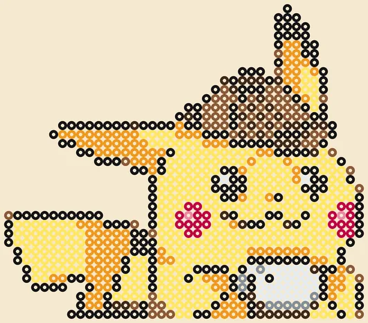 Pikachu strijkkralen: Detective Pikachu, 812 kralen