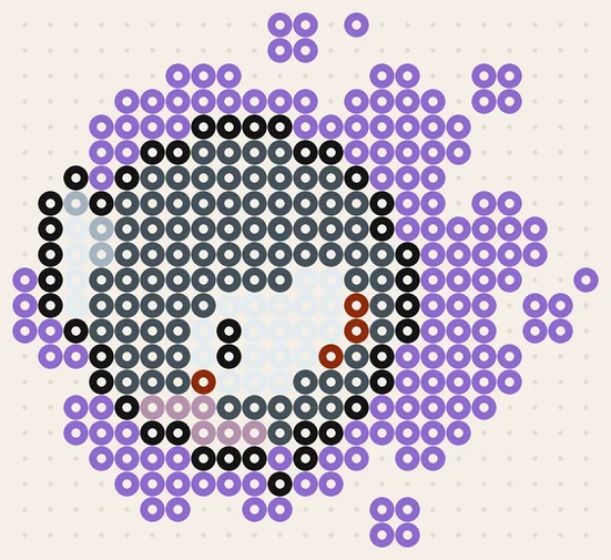 Ook in het album: Gastly van strijkkralen