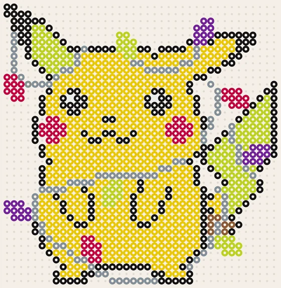 Ook in het album: Kerst-Pikachu van strijkkralen