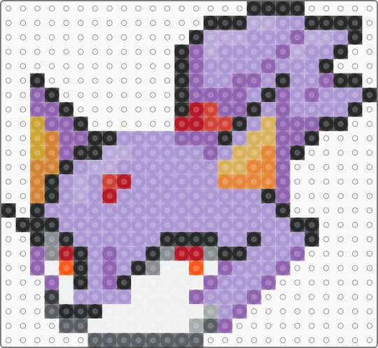 Sonic Bügelperlen Beispiel: Blaze, die Katze