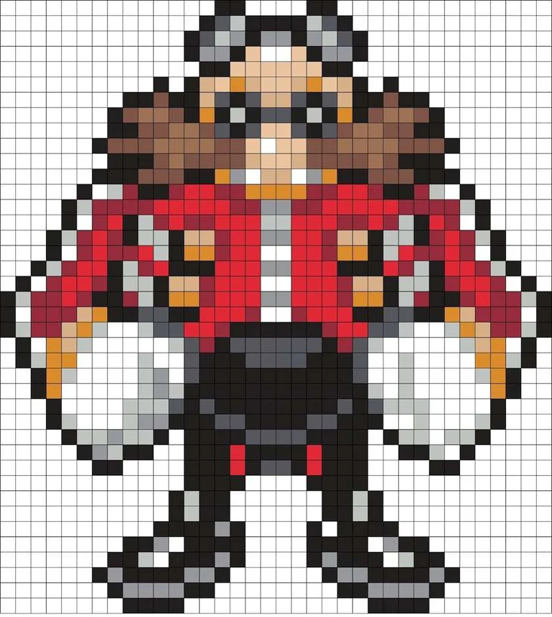 Sonic pärlplatta: Doktor Eggman