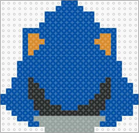 Sonic Bügelperlen Beispiel: Metal Sonic