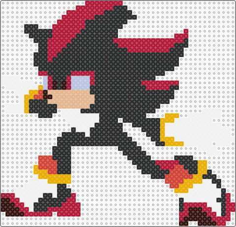 Sonic pärlplatta: Shadow